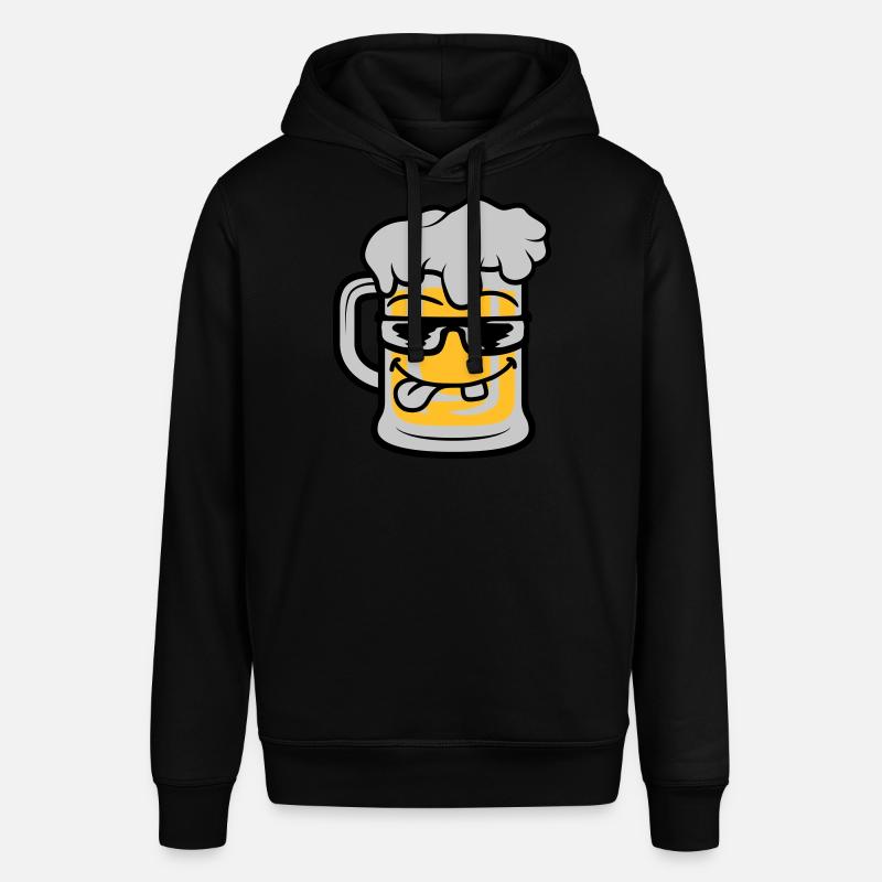 Cooles Gesicht Bier Maßkrug - Stanley/Stella Unisex Hoodie SOUNDER - Schwarz