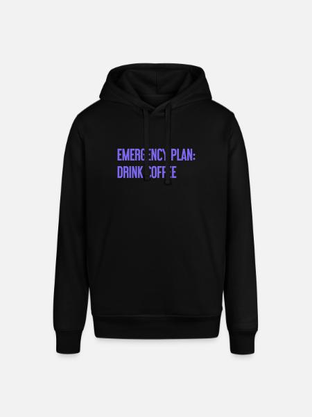 Kaffee-Notfallplan - Stanley/Stella Unisex Hoodie SOUNDER - Schwarz