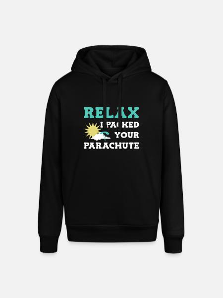 Parachute Skydiving Parachutists - Stanley/Stella SOUNDER Unisex Hoodie - black