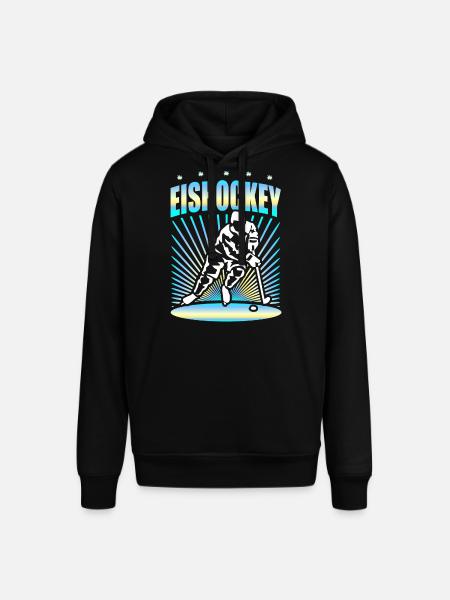 Eishockey Eishockeyspieler Geschenk - Stanley/Stella Unisex Hoodie SOUNDER - Schwarz