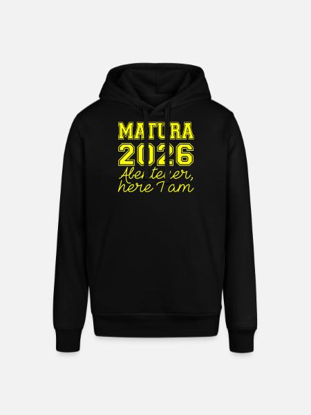 Matura 2026 Spruch - Stanley/Stella SOUNDER Unisex Hoodie - black