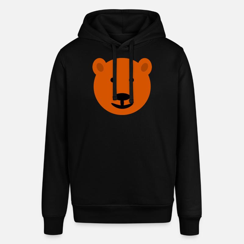 Visage d’ours, ours brun, - Sweat à capuche SOUNDER Stanley/Stella Unisexe - noir