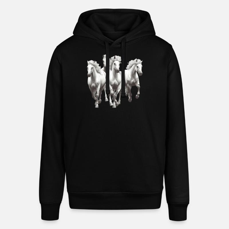 Chevaux - Sweat à capuche SOUNDER Stanley/Stella Unisexe - noir