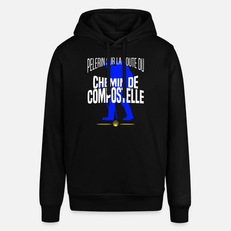 Chemin de compostelle - Randonnée - Sweat à capuche SOUNDER Stanley/Stella Unisexe - noir