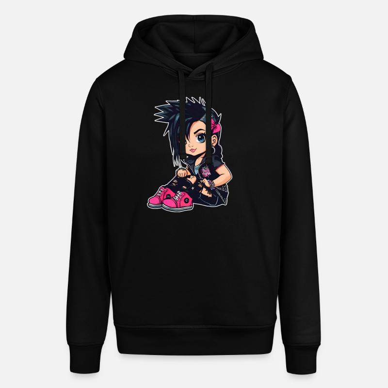 Fille punk gothique cool - Sweat à capuche SOUNDER Stanley/Stella Unisexe - noir