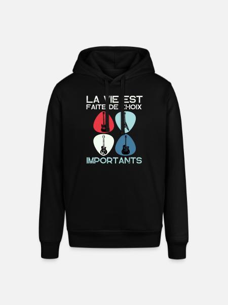 Guitariste humour guitare cadeau homme femme - Sweat à capuche SOUNDER Stanley/Stella Unisexe - noir