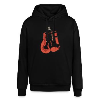 Boxsport Boxing - Stanley/Stella Unisex Hoodie SOUNDER - Schwarz - Vorne - Alina (178cm) & Michal (187cm)