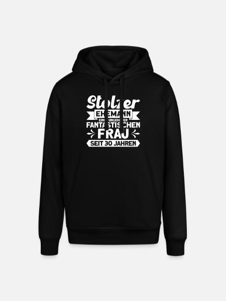 Ehepaar Ehemann Perlenhochzeit Geschenk - Stanley/Stella Unisex Hoodie SOUNDER - Schwarz