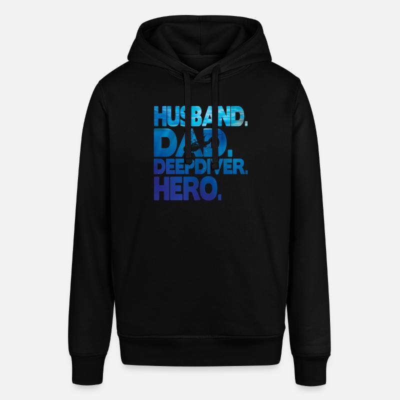 Freedive Deep Dive DeepDive papa - Sweat à capuche SOUNDER Stanley/Stella Unisexe - noir