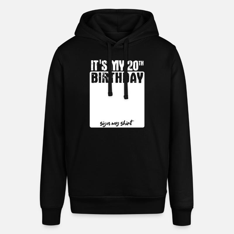 C’est mon anniversaire - 20 ans - signe - Sweat à capuche SOUNDER Stanley/Stella Unisexe - noir