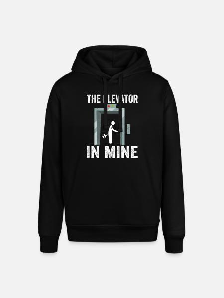 Farting Elevator - Stanley/Stella Unisex Hoodie SOUNDER - Schwarz
