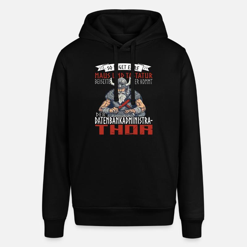 Datenbankadministrathor Codierung Datenanalyst - Stanley/Stella Unisex Hoodie SOUNDER - Schwarz