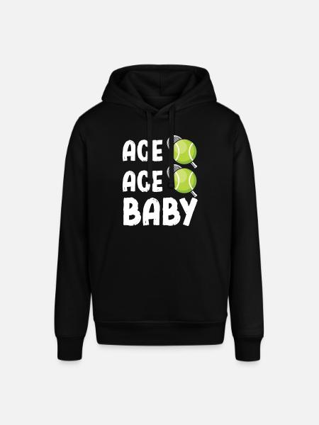 Ace Ace Baby Tennis Dicton - Sweat à capuche SOUNDER Stanley/Stella Unisexe - noir