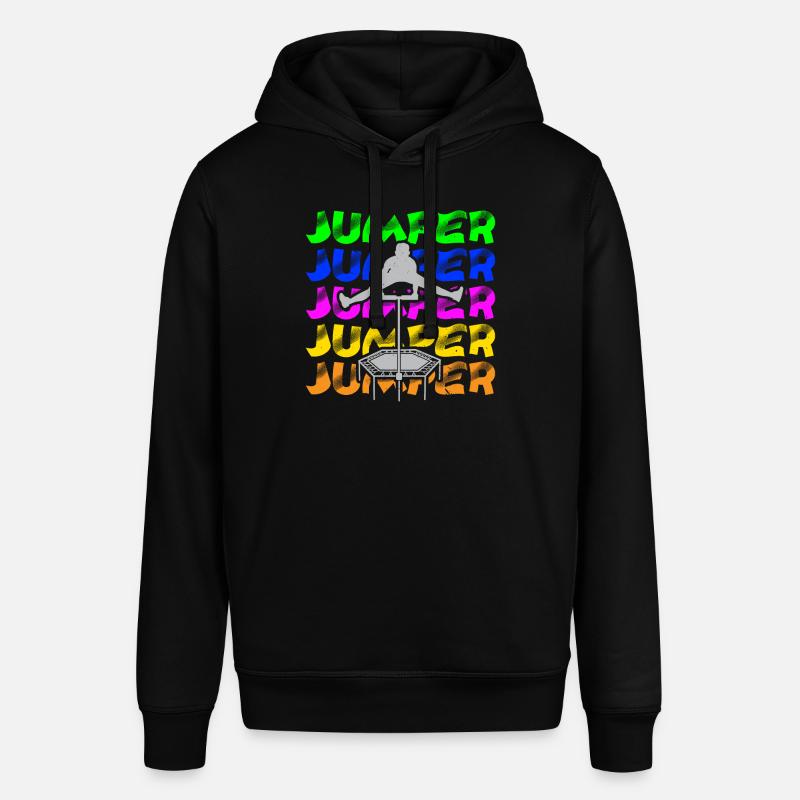 Trampolinspringen Trampolin Trampolin Trampolinspr - Stanley/Stella Unisex Hoodie SOUNDER - Schwarz