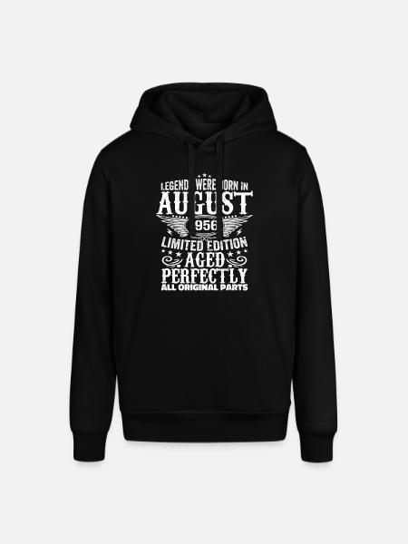August 1956 Jubilæum 1956 Legender August - Stanley/Stella SOUNDER unisex hoodie - sort
