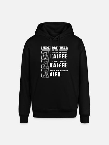 Mon quotidien d'informaticien - Sweat à capuche SOUNDER Stanley/Stella Unisexe - noir