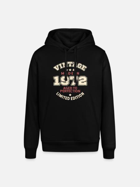 Vintage 1972 - Stanley/Stella SOUNDER unisex hoodie - sort