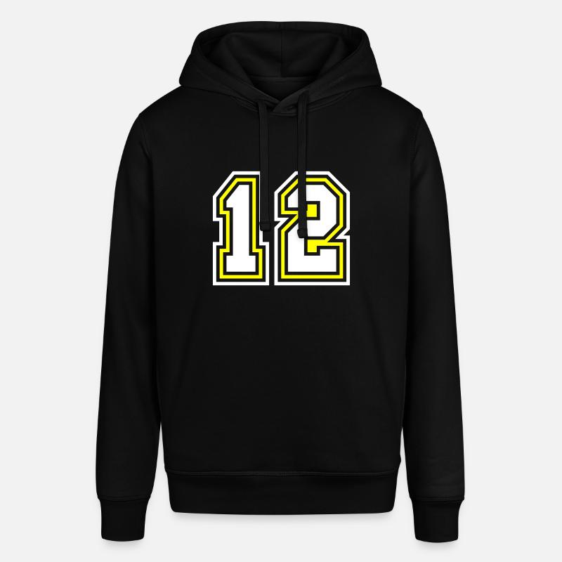 Symbole de 12 chiffres - Sweat à capuche SOUNDER Stanley/Stella Unisexe - noir