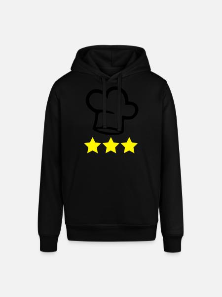 Chef's hat cook 3 stars - Stanley/Stella SOUNDER Unisex Hoodie - black