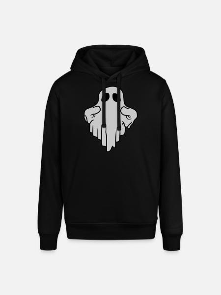 Funny Floating Ghost Comic - Stanley/Stella SOUNDER Unisex Hoodie - black