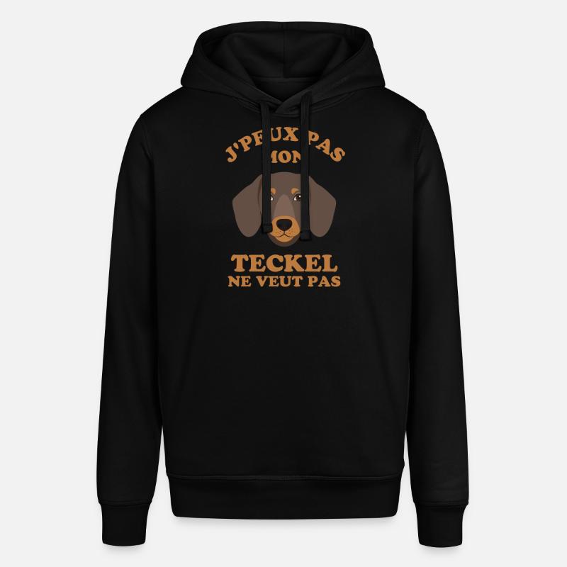 Chien de race teckel 2 - Sweat à capuche SOUNDER Stanley/Stella Unisexe - noir