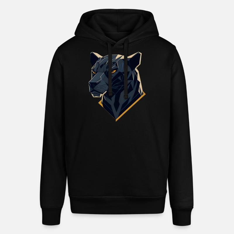 Panthère géométrique - Sweat à capuche SOUNDER Stanley/Stella Unisexe - noir
