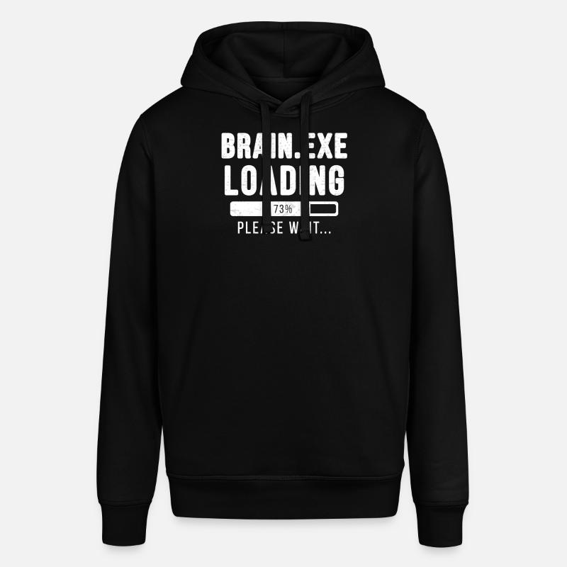 Brain.exe loading ... please wait! - Stanley/Stella SOUNDER Unisex Hoodie - black