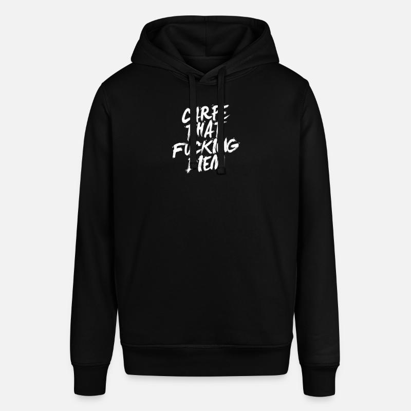 CARPE DIEM que putain - Sweat à capuche SOUNDER Stanley/Stella Unisexe - noir