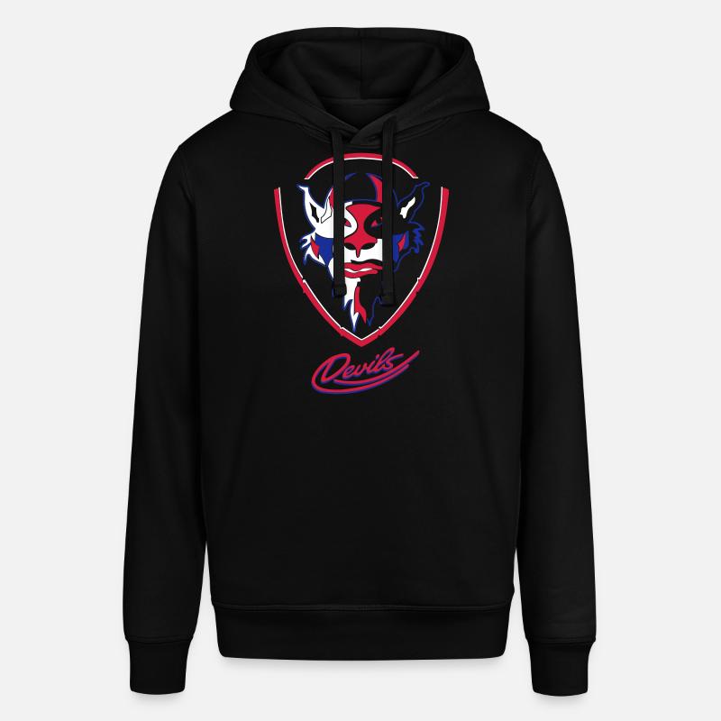 Devils visuels logo avec Devils Script - Sweat à capuche SOUNDER Stanley/Stella Unisexe - noir