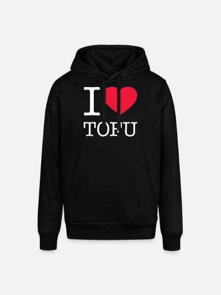 J’ADORE LE TOFU - Sweat à capuche SOUNDER Stanley/Stella Unisexe - noir