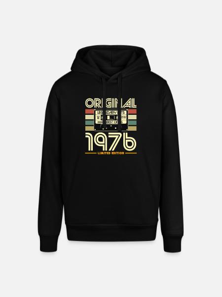 Originalkassette von 1976 - Stanley/Stella Unisex Hoodie SOUNDER - Schwarz