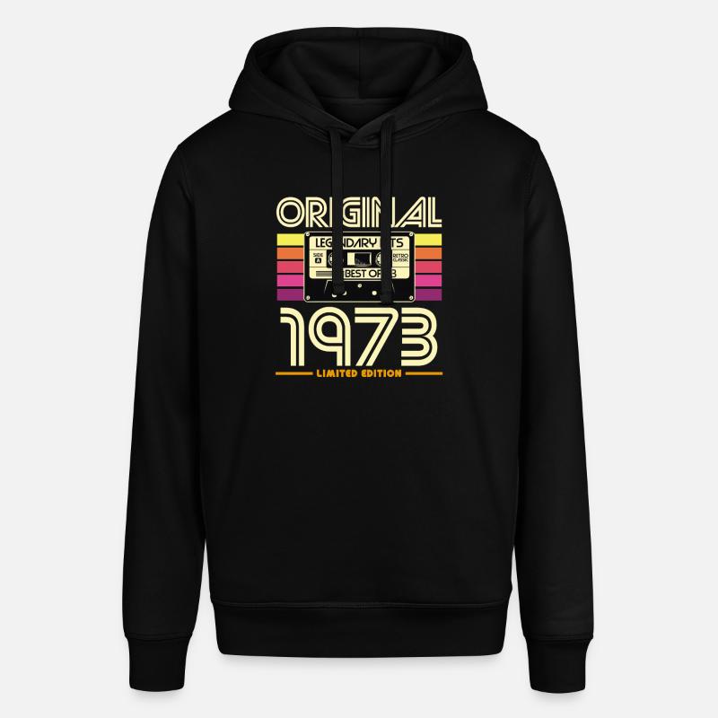 Original 1973 Retro Cassette - Sweat à capuche SOUNDER Stanley/Stella Unisexe - noir