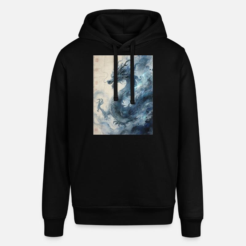 Die Sternennacht: Blauer Drache – Aether - Stanley/Stella Unisex Hoodie SOUNDER - Schwarz