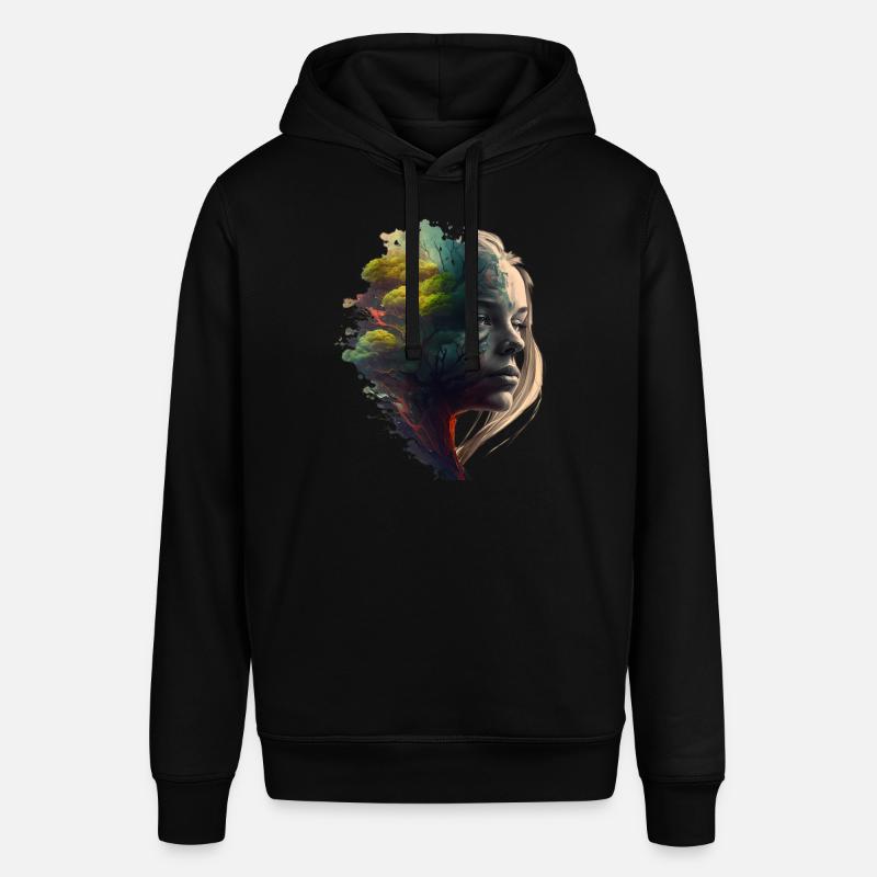 Rainbowtree-Nature-Girl - Sweat à capuche SOUNDER Stanley/Stella Unisexe - noir