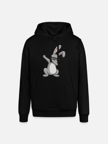 Easter Bunny Dab Easter - Stanley/Stella SOUNDER Unisex Hoodie - black