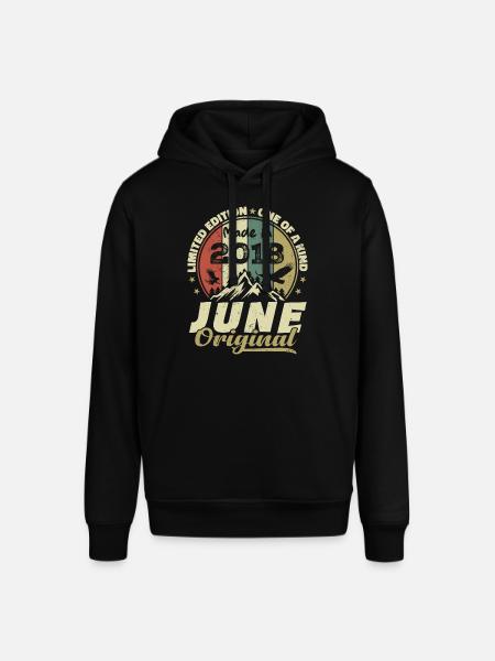 Juni 2018 Geburtstagsgeschenk Juni 2018 Juni 2018 - Stanley/Stella Unisex Hoodie SOUNDER - Schwarz