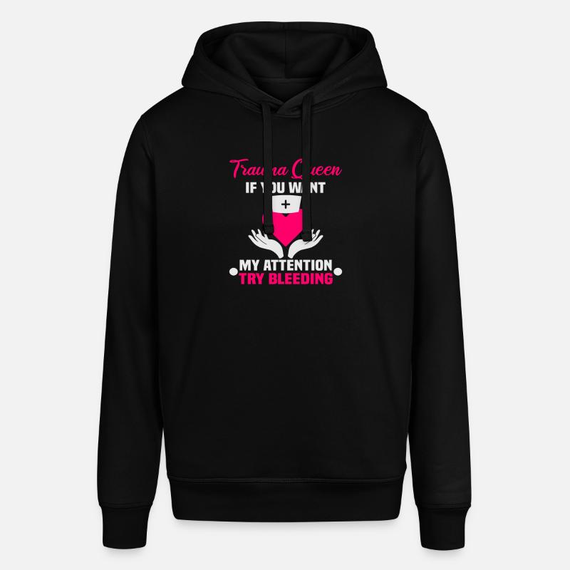 Infirmière Trauma Queen Infirmière - Sweat à capuche SOUNDER Stanley/Stella Unisexe - noir