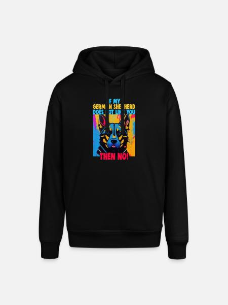 Dogs German Shepherd Dog lovers - Stanley/Stella SOUNDER Unisex Hoodie - black