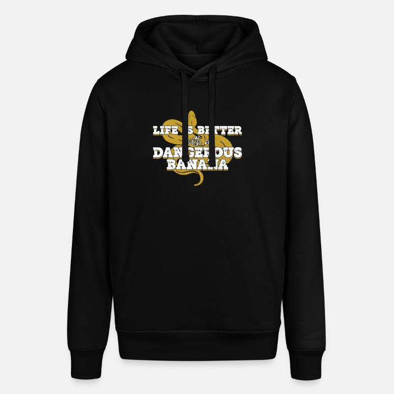Bananenkugel Python Königspython - Stanley/Stella Unisex Hoodie SOUNDER - Schwarz