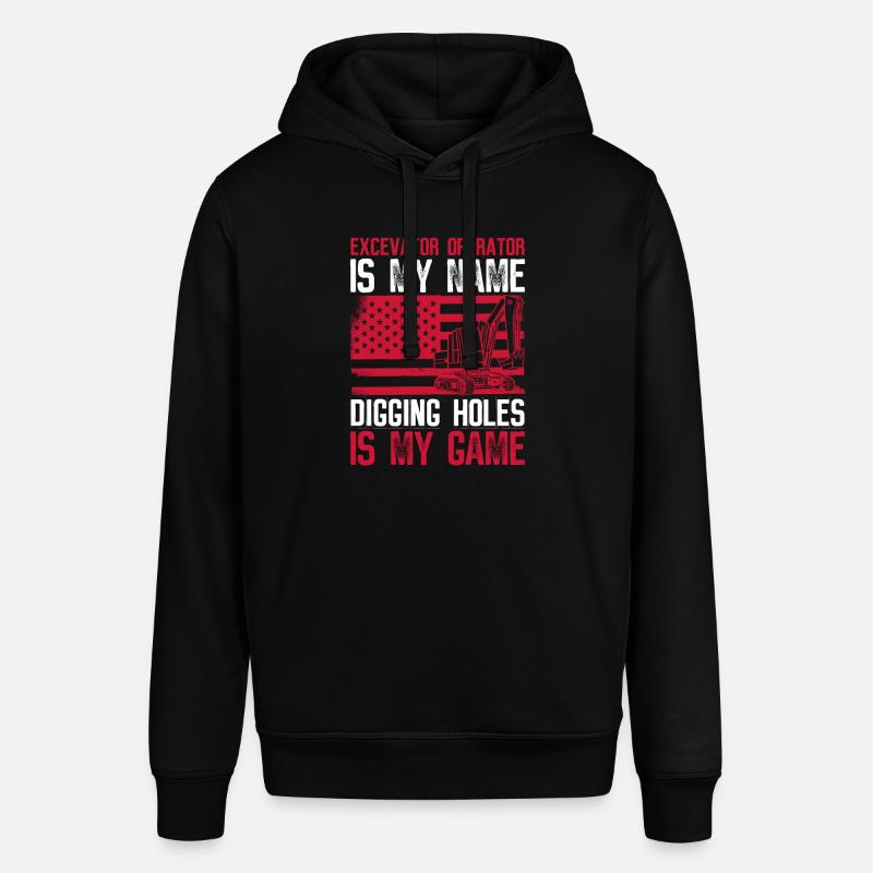 Baggerführer Bagger Baggerfahrer - Stanley/Stella Unisex Hoodie SOUNDER - Schwarz