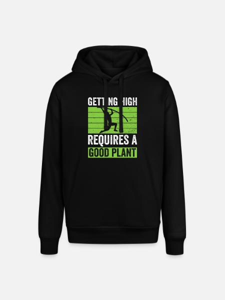 Stabhochspringer Stabhochsprung - Stanley/Stella SOUNDER Unisex Hoodie - black