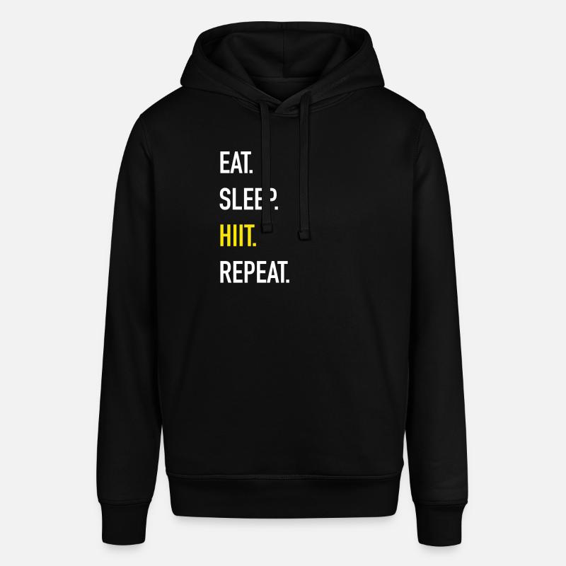 HIIT High-Intensive-Interval-Training Workout - Stanley/Stella Unisex Hoodie SOUNDER - Schwarz