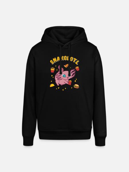 Axolotl Snaxolotl - Stanley/Stella SOUNDER Unisex Hoodie - black