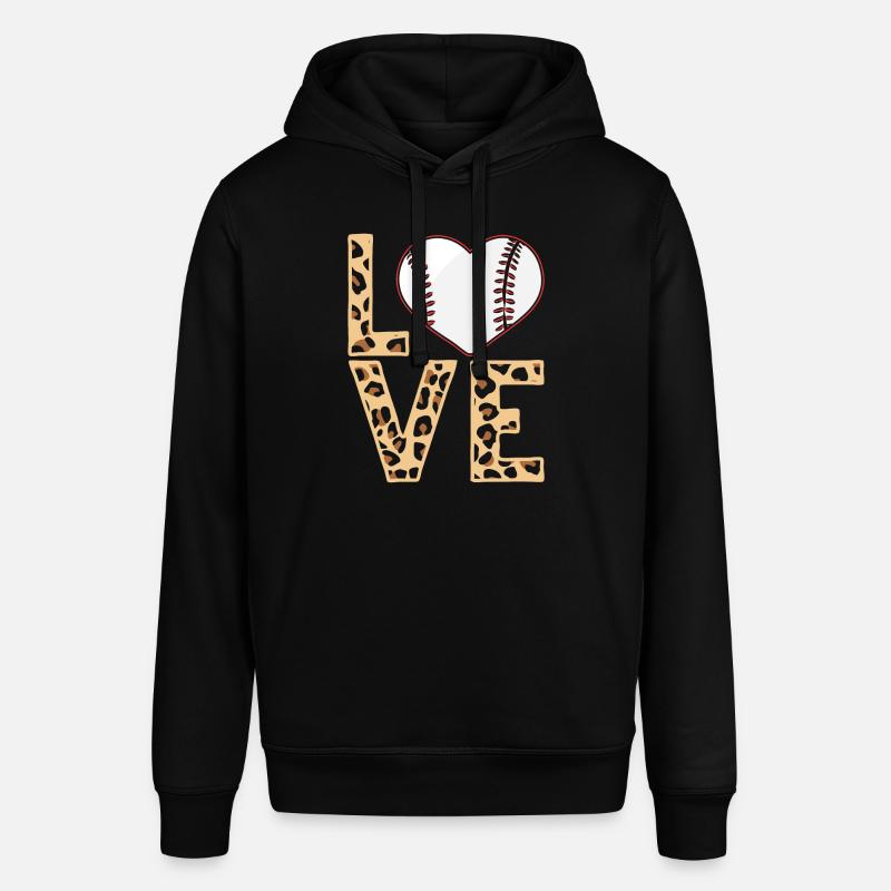 Leopard Baseball Thème Baseball Féminin - Sweat à capuche SOUNDER Stanley/Stella Unisexe - noir