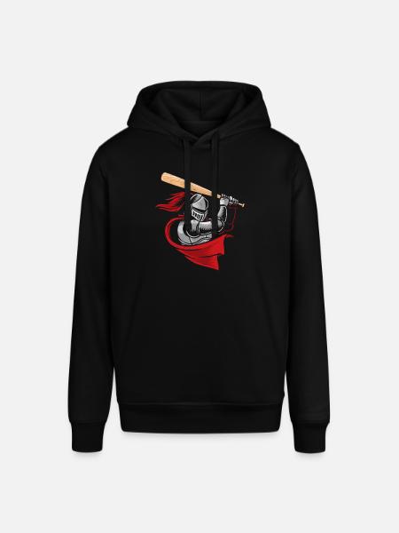 Medieval knight baseball player - Stanley/Stella SOUNDER Unisex Hoodie - black