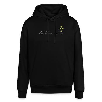Lithuania - Stanley/Stella SOUNDER Unisex Hoodie - black - Front - Alina (178cm) & Michal (187cm)