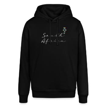 Südafrika - Stanley/Stella Unisex Hoodie SOUNDER - Schwarz - Vorne - Alina (178cm) & Michal (187cm)