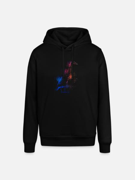 Farbenfrohe Laufente - Stanley/Stella Unisex Hoodie SOUNDER - Schwarz