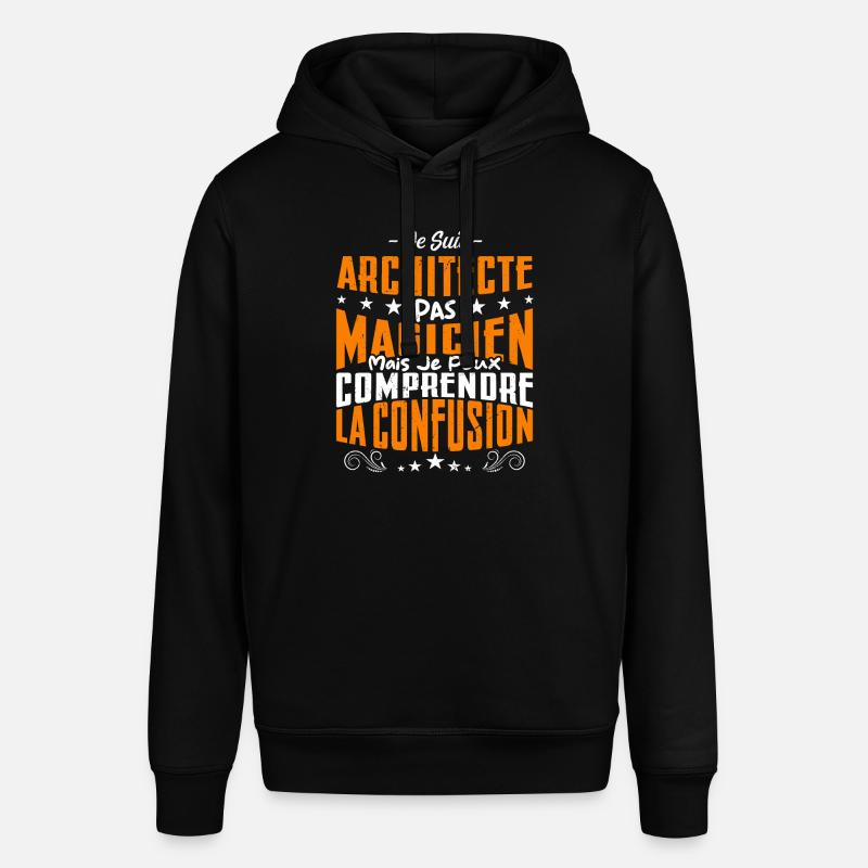 Je Suis Architecte Pas Magicien - Sweat à capuche SOUNDER Stanley/Stella Unisexe - noir
