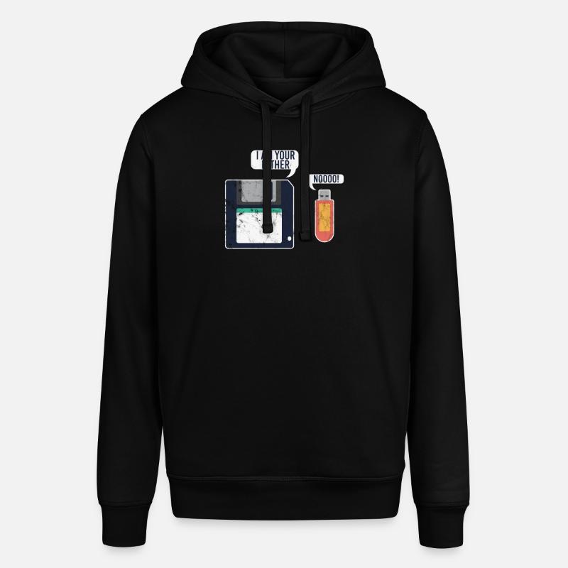 USB Stick und Diskette Programmierer - Stanley/Stella Unisex Hoodie SOUNDER - Schwarz